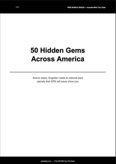 50 Hidden Gems Across America Ebook